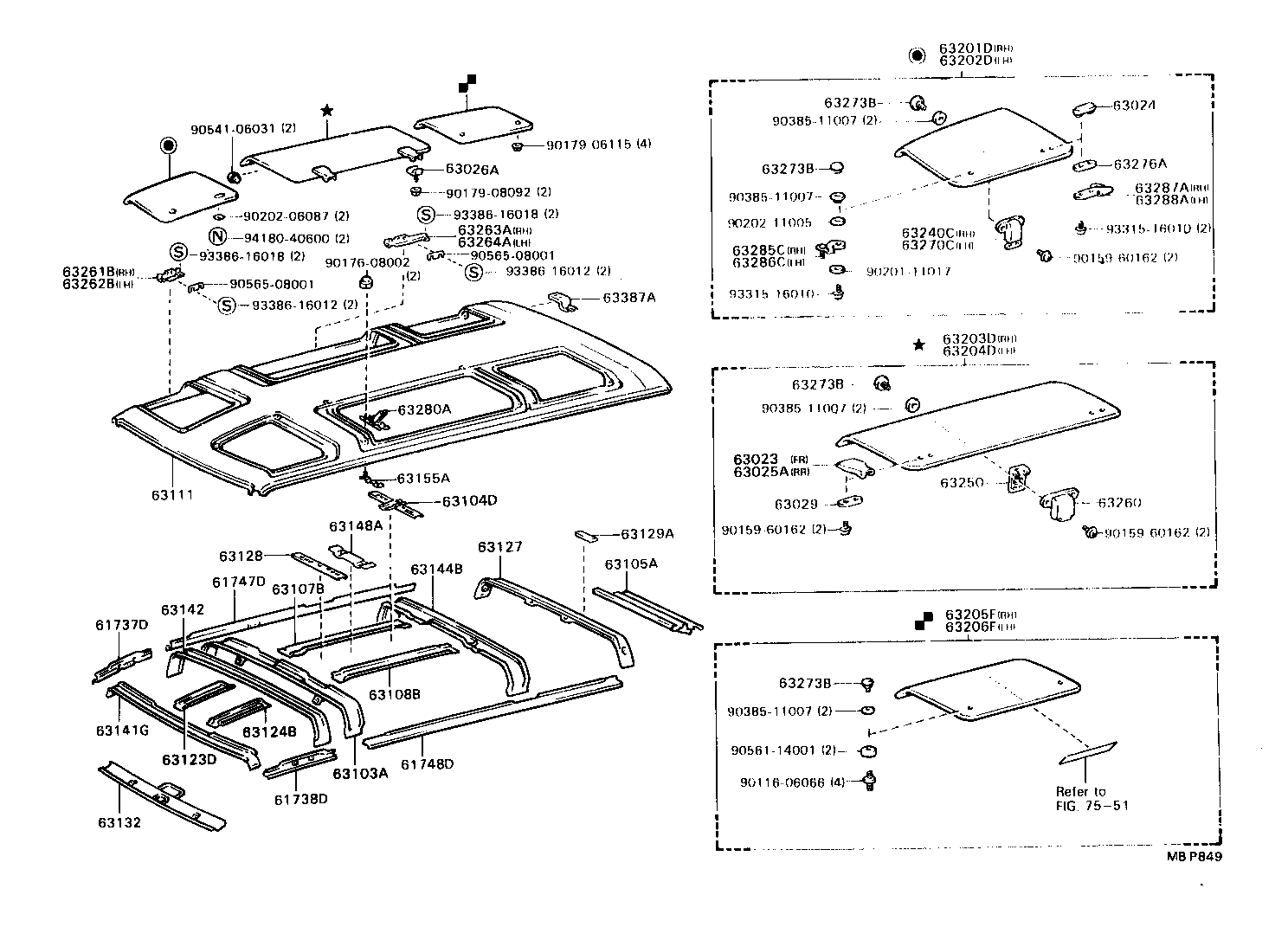  MODEL F |  ROOF PANEL BACK PANEL