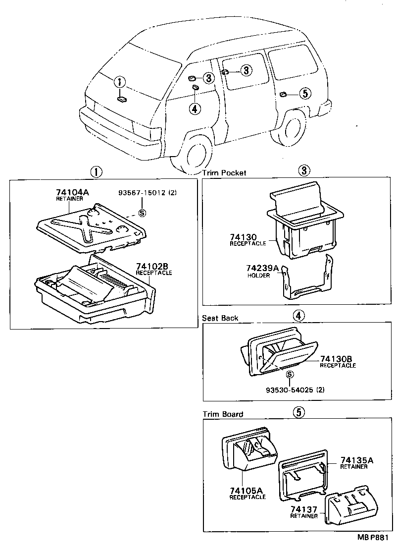  MODEL F |  ASH RECEPTACLE