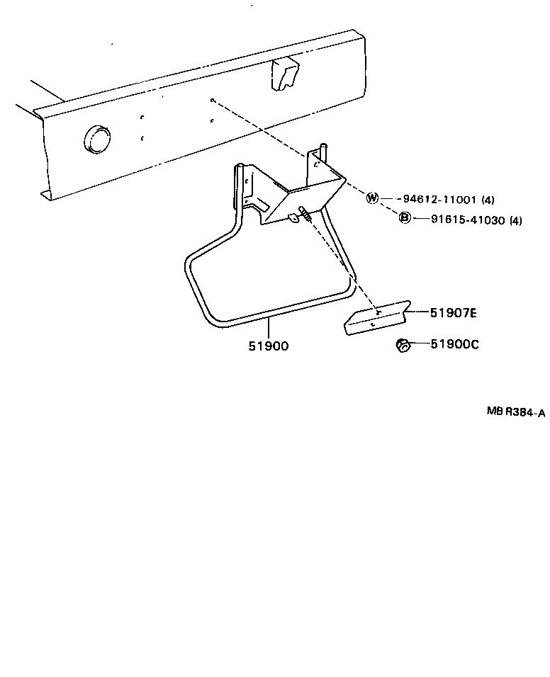  DYNA 200 |  SPARE WHEEL CARRIER