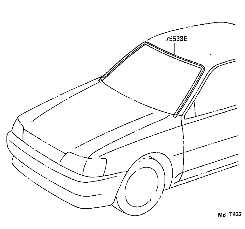  STARLET |  FRONT MOULDING