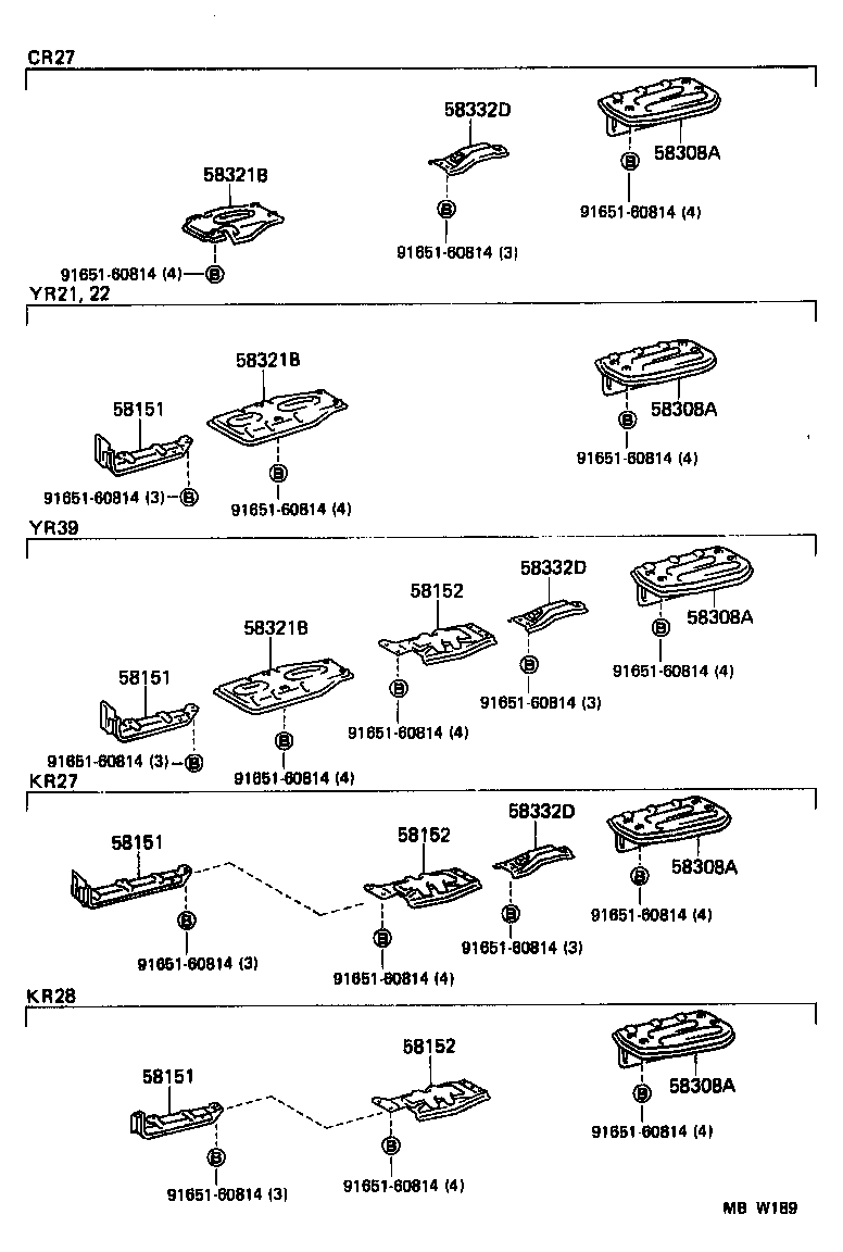  LITEACE VAN WAGON |  FLOOR INSULATOR