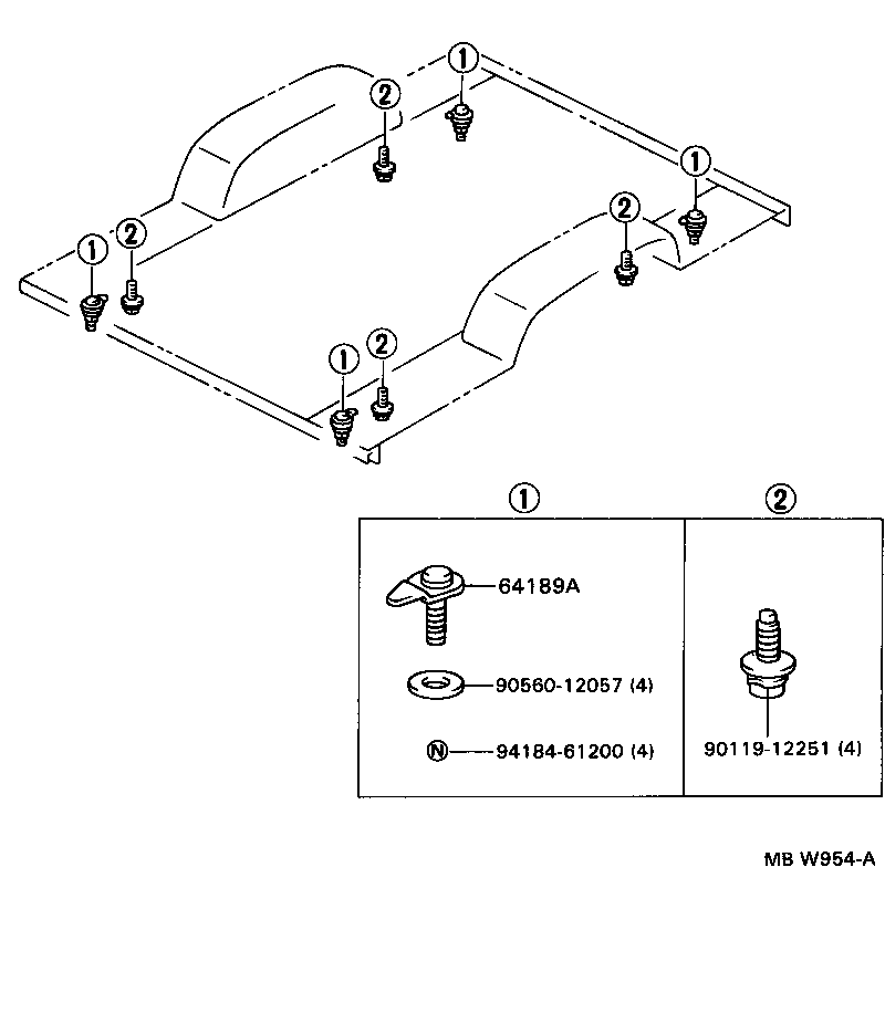  T100 |  REAR BODY MOUNTING