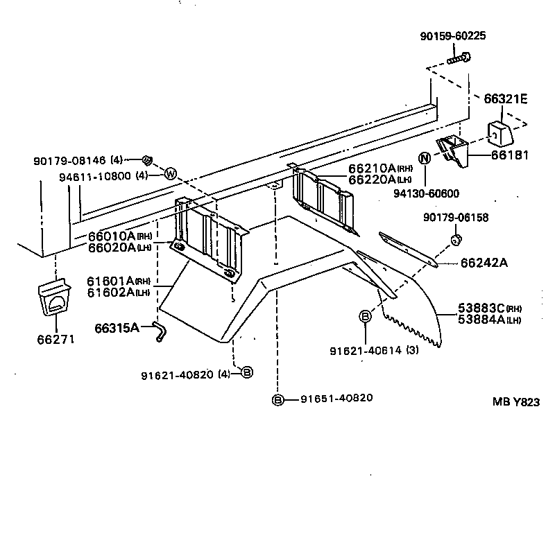  DYNA200 |  REAR BODY FLOOR FENDER