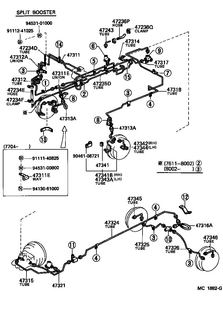  HEAVY DUTY TRUCK |  BRAKE TUBE CLAMP
