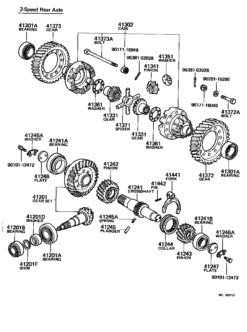  HEAVY DUTY TRUCK |  REAR AXLE HOUSING DIFFERENTIAL