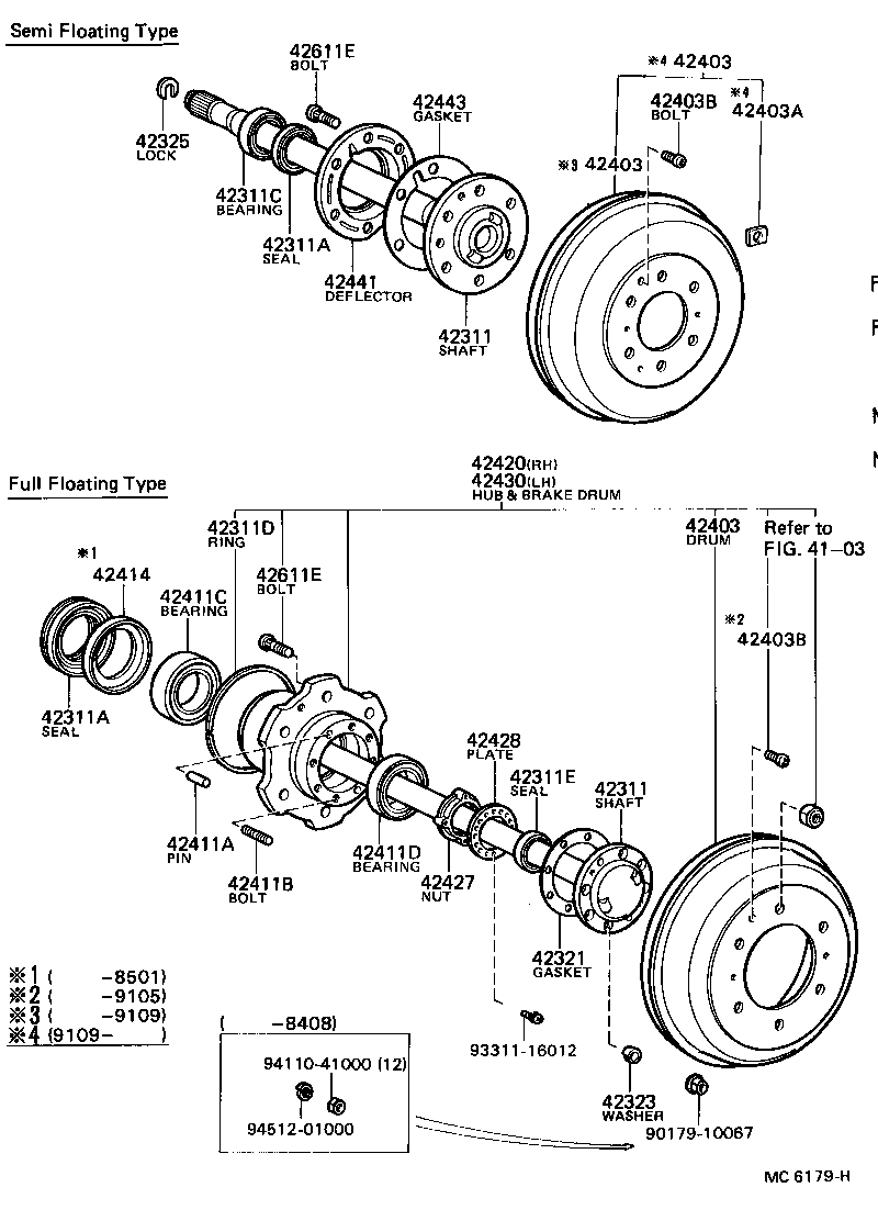  STOUT |  REAR AXLE SHAFT HUB