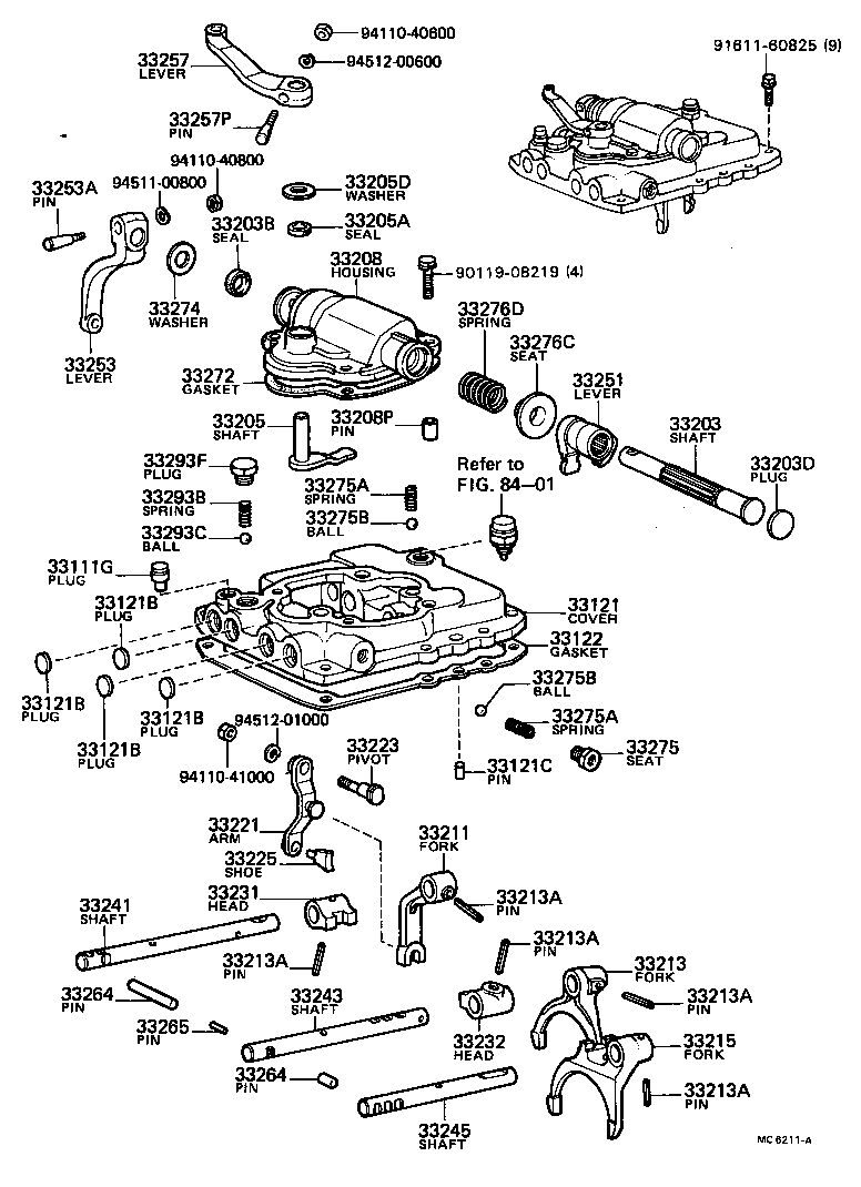  STOUT |  GEAR SHIFT FORK LEVER SHAFT MTM