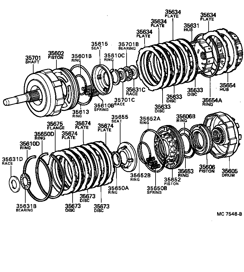  HILUX |  BRAKE BAND MULTIPLE DISC CLUTCH ATM
