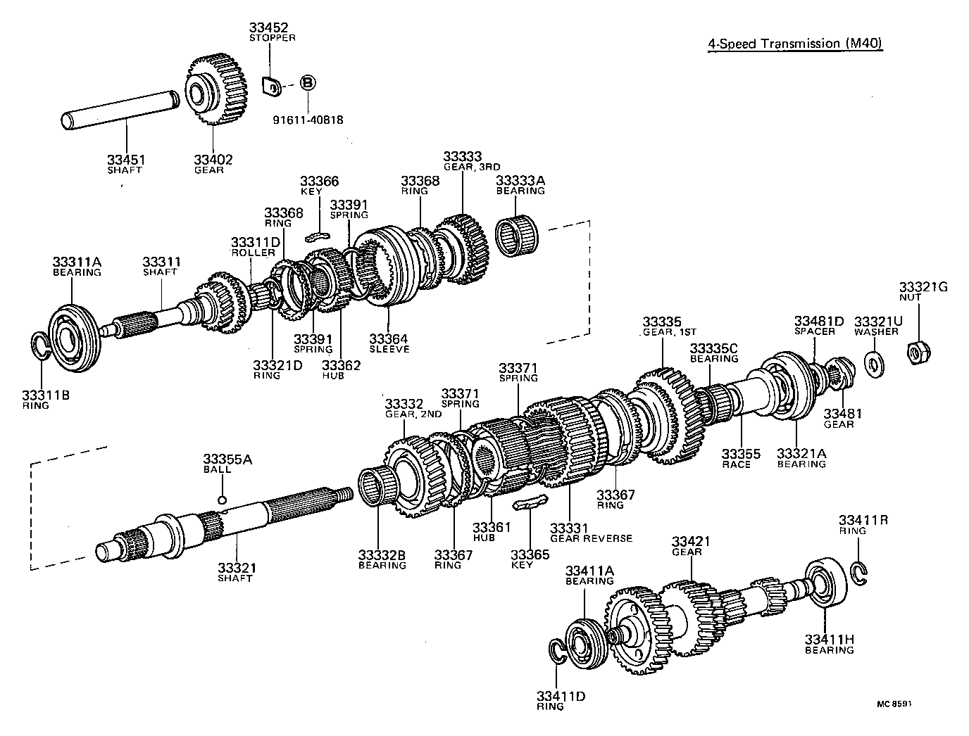  COASTER |  TRANSMISSION GEAR MTM