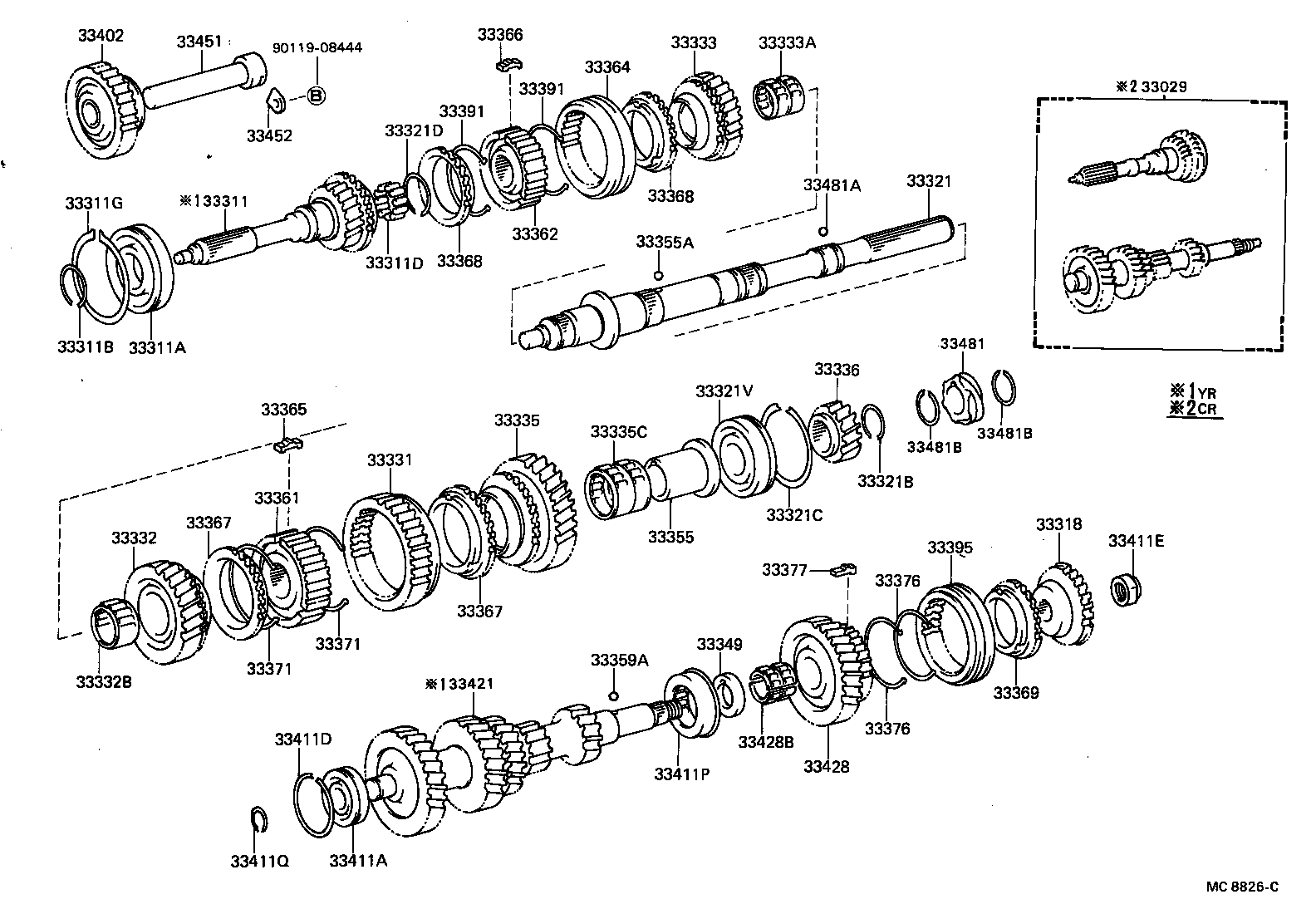  MODEL F |  TRANSMISSION GEAR MTM
