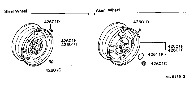  MODEL F |  DISC WHEEL WHEEL CAP