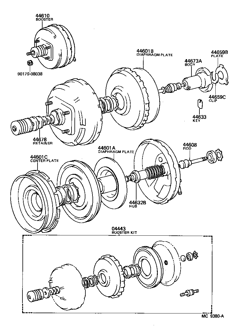  HIACE VAN COMUTER |  BRAKE BOOSTER VACUUM TUBE