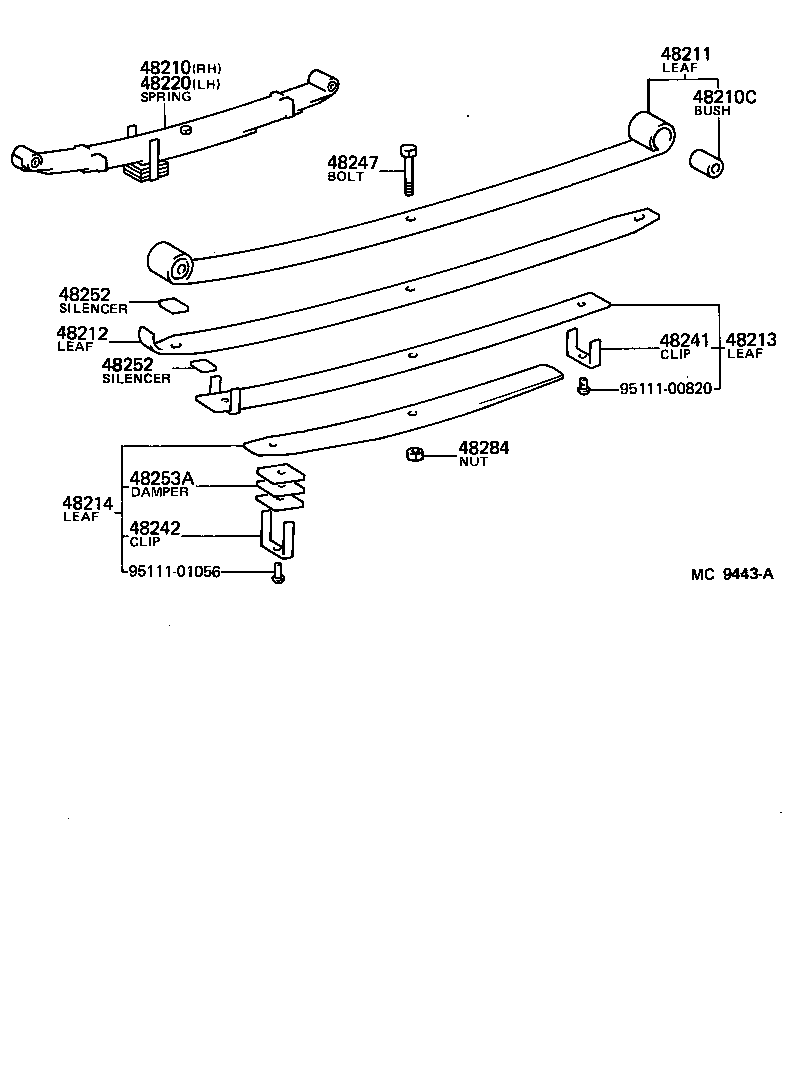  HIACE VAN COMUTER |  REAR SPRING SHOCK ABSORBER