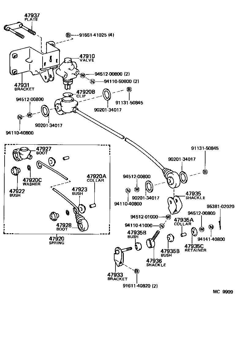  HEAVY DUTY TRUCK |  BRAKE TUBE CLAMP