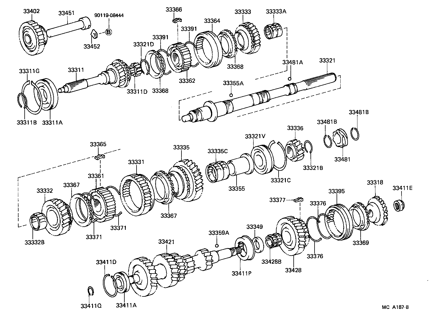 HIACE VAN COMUTER | TRANSMISSION GEAR MTM