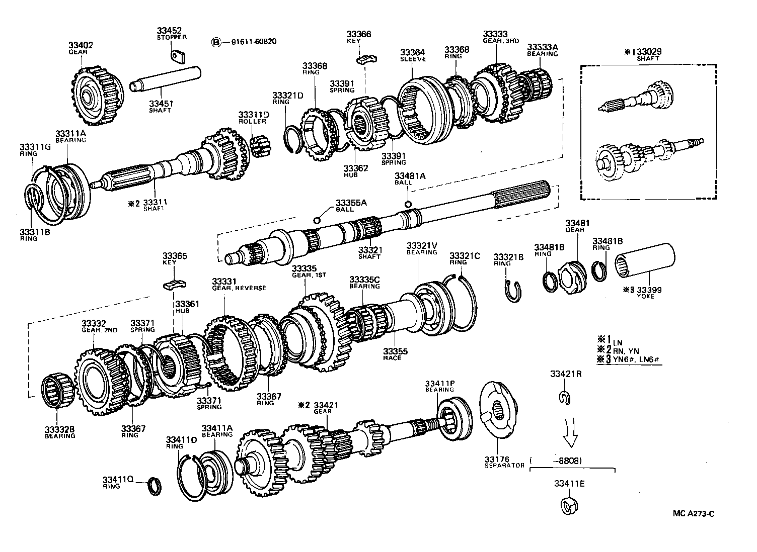  HILUX |  TRANSMISSION GEAR MTM