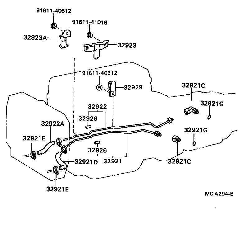  HILUX |  OIL COOLER TUBE ATM