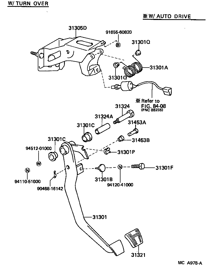 CRESSIDA |  CLUTCH PEDAL FLEXIBLE HOSE