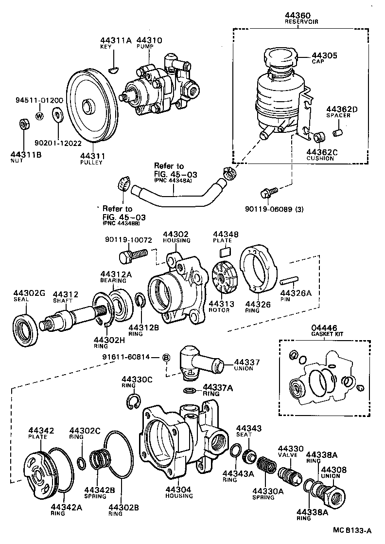  CRESSIDA |  VANE PUMP RESERVOIR POWER STEERING