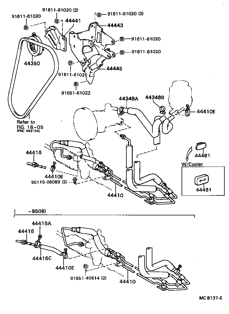 CRESSIDA |  POWER STEERING TUBE
