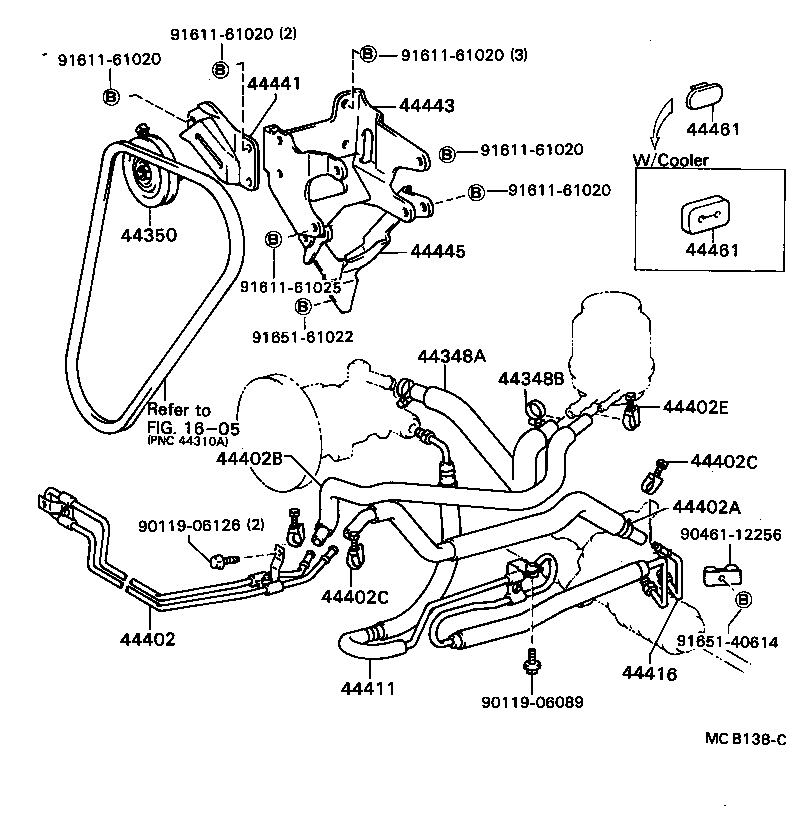  CRESSIDA |  POWER STEERING TUBE