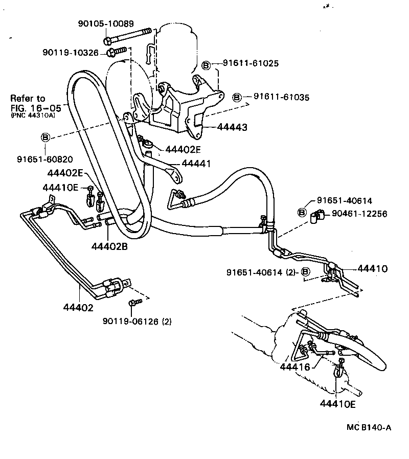  CRESSIDA |  POWER STEERING TUBE