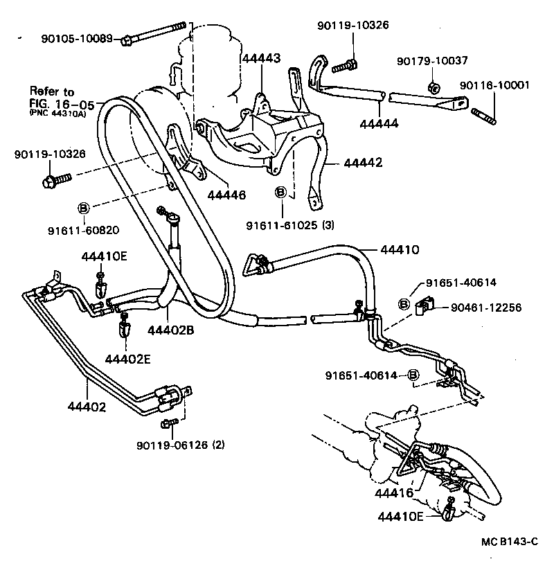  CRESSIDA |  POWER STEERING TUBE