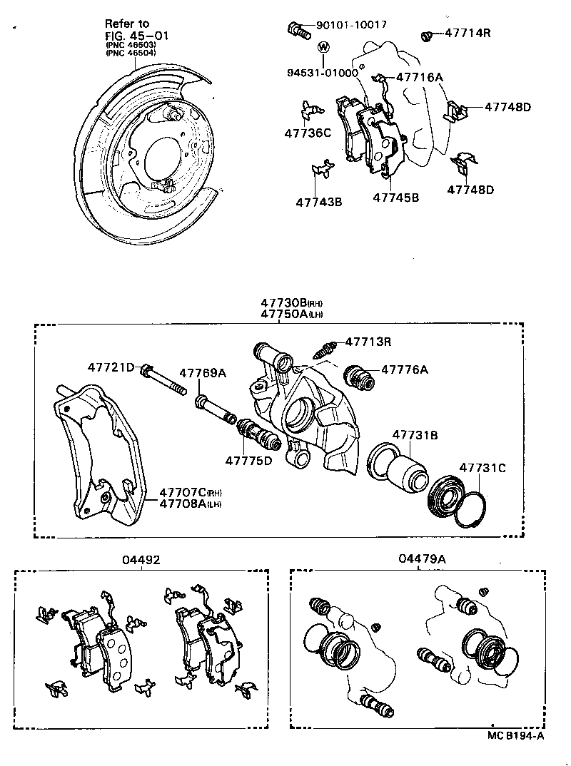  CRESSIDA |  REAR DISC BRAKE CALIPER DUST COVER