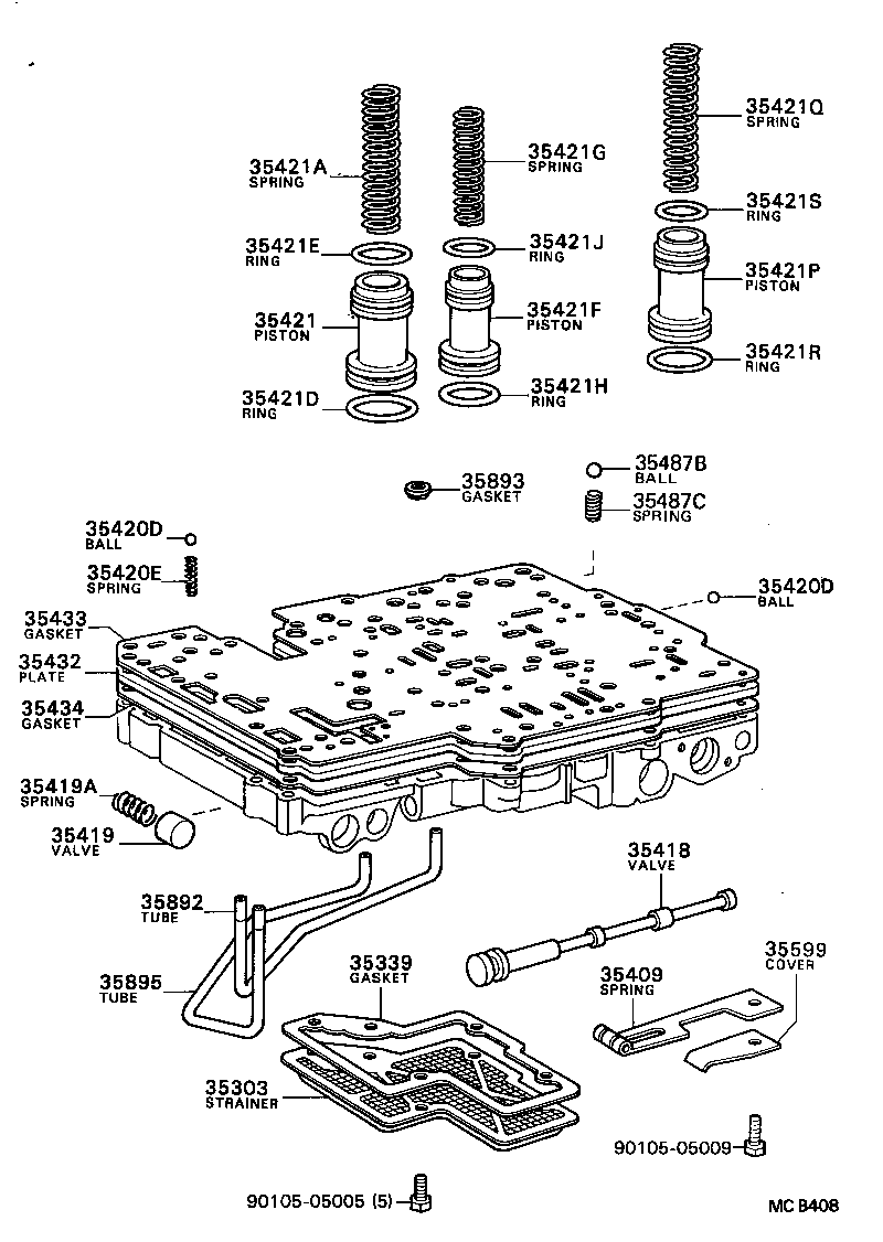 CRESSIDA |  VALVE BODY OIL STRAINER ATM