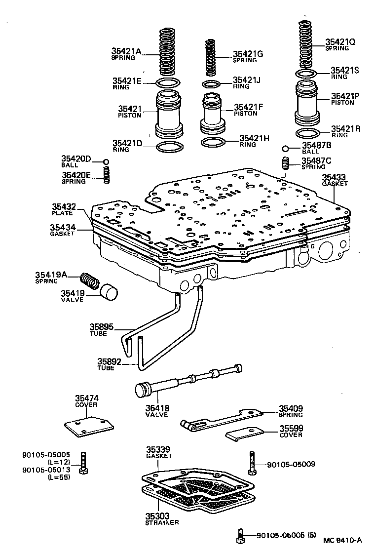  CRESSIDA |  VALVE BODY OIL STRAINER ATM