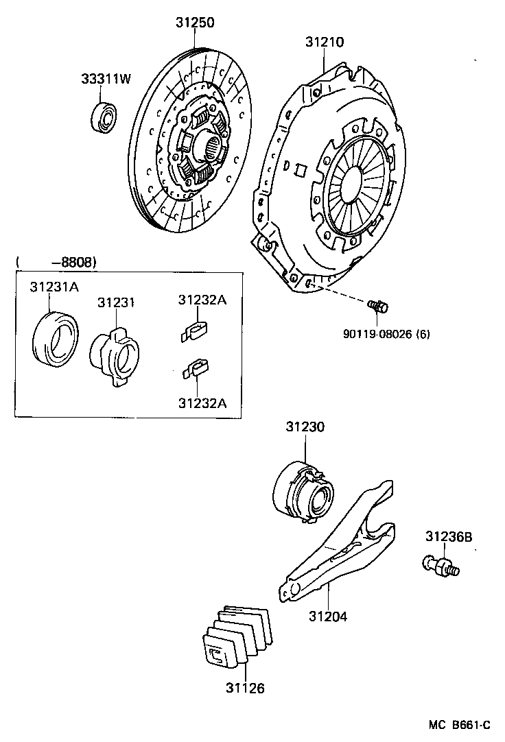  LAND CRUISER 70 |  CLUTCH RELEASE FORK