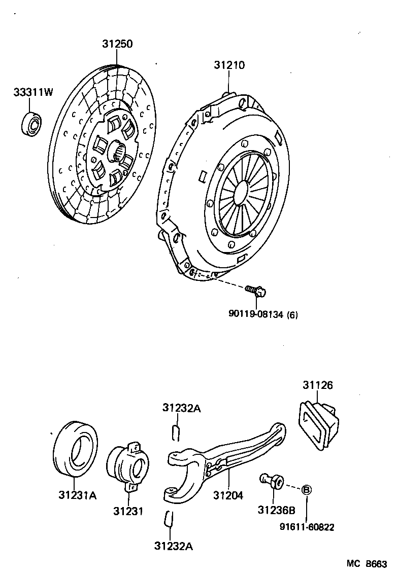  LAND CRUISER 70 |  CLUTCH RELEASE FORK