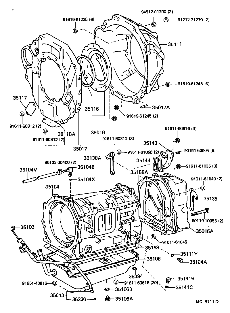  LAND CRUISER 70 |  TRANSMISSION CASE OIL PAN ATM