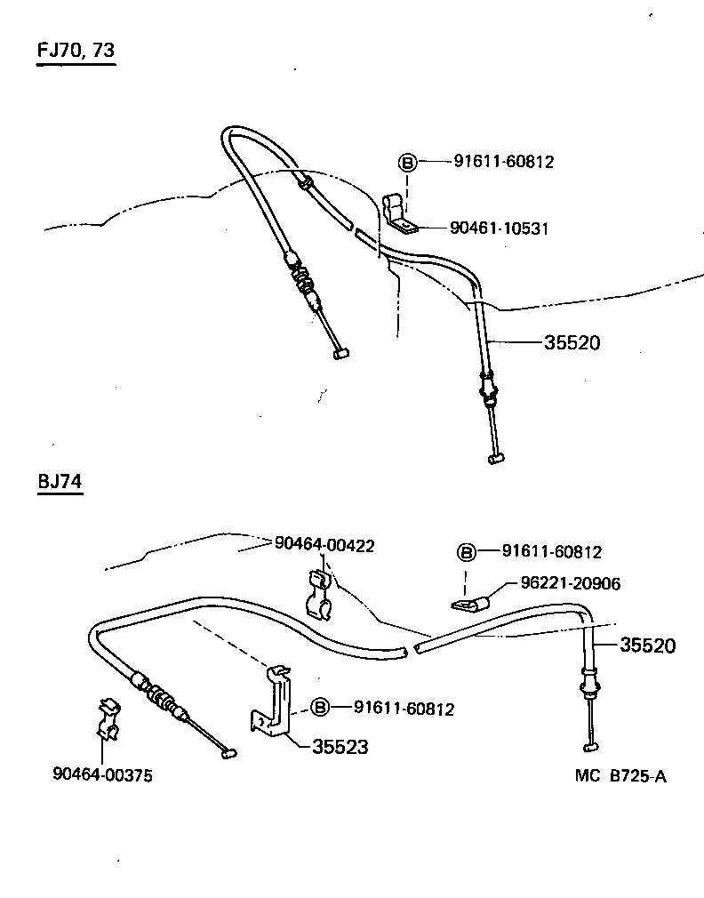  LAND CRUISER 70 |  THROTTLE LINK VALVE LEVER ATM