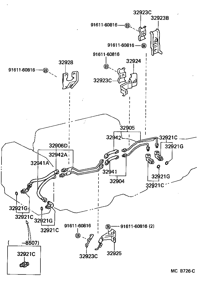  LAND CRUISER 70 |  OIL COOLER TUBE ATM