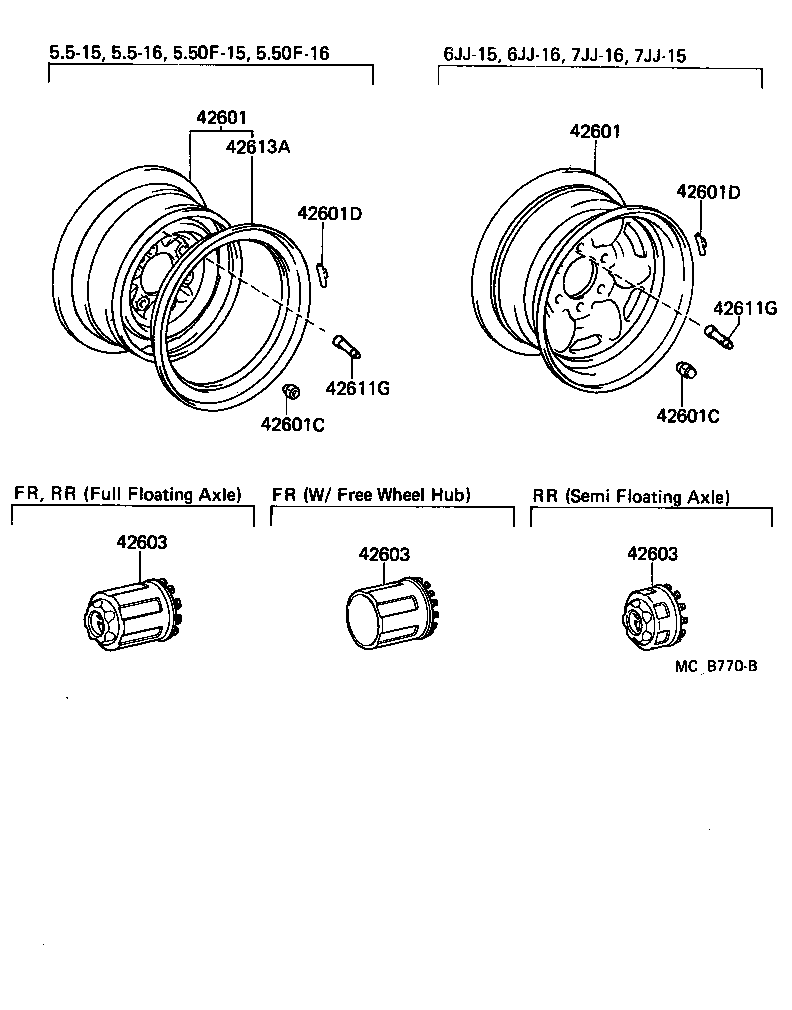  LAND CRUISER 70 |  DISC WHEEL WHEEL CAP