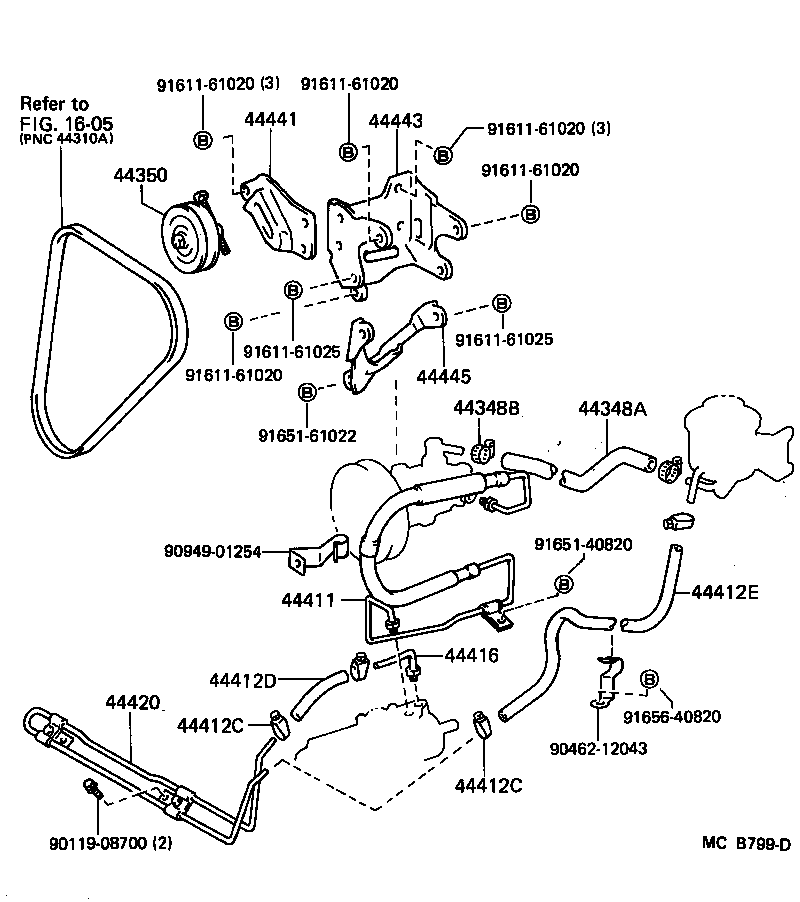  LAND CRUISER 70 |  POWER STEERING TUBE