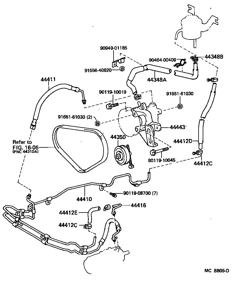 LAND CRUISER 70 |  POWER STEERING TUBE
