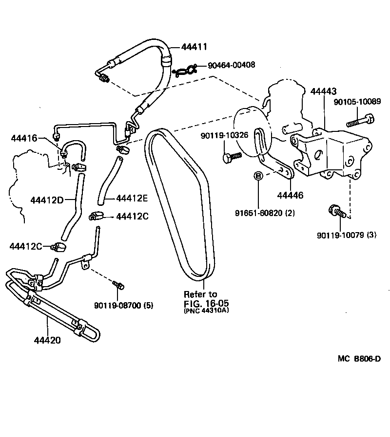  LAND CRUISER 70 |  POWER STEERING TUBE