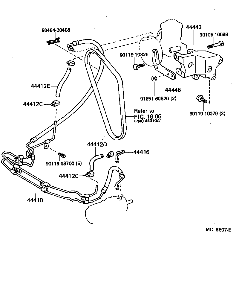  LAND CRUISER 70 |  POWER STEERING TUBE