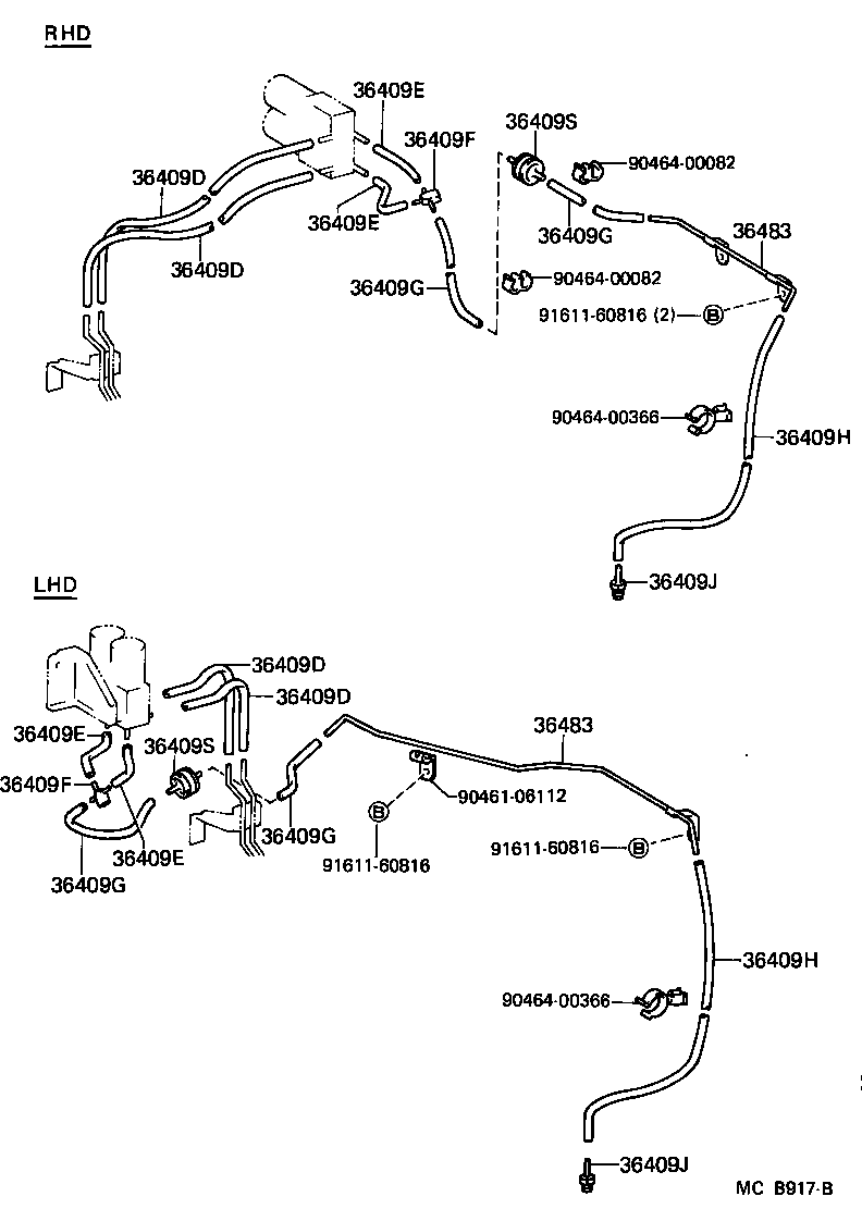  LAND CRUISER 70 |  TRANSFER VACUUM PIPING
