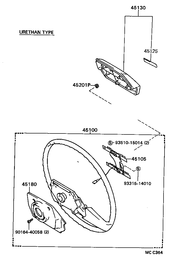  MODEL F |  STEERING WHEEL