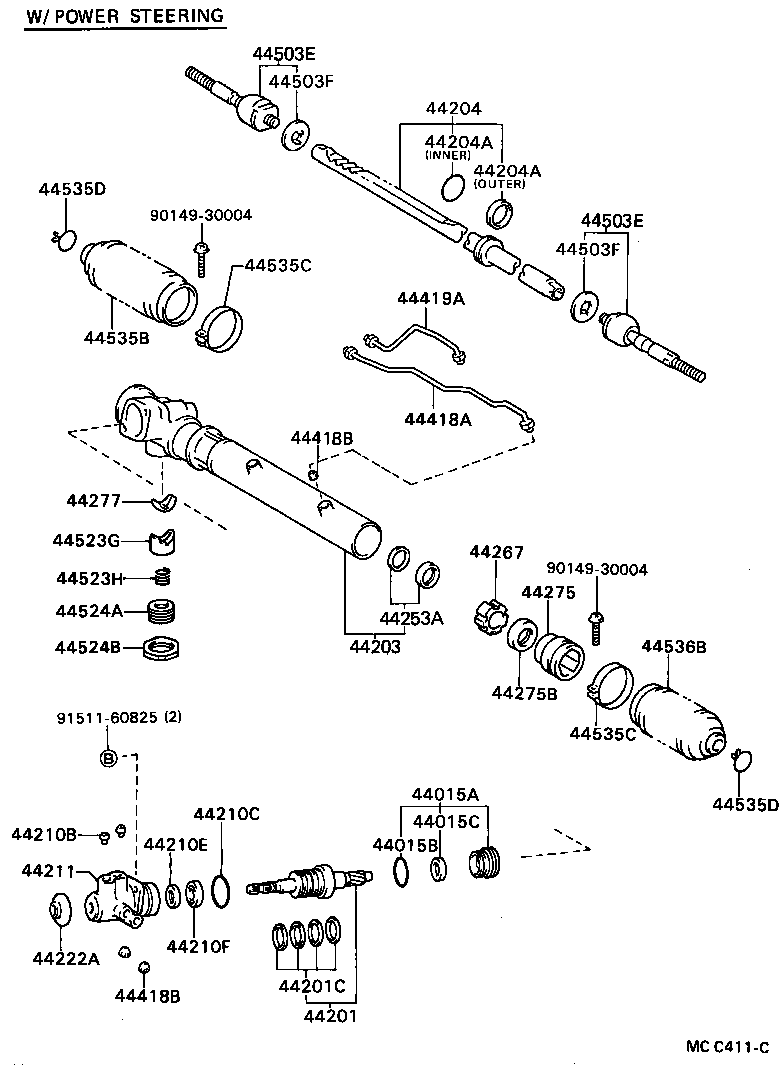  MODEL F |  FRONT STEERING GEAR LINK