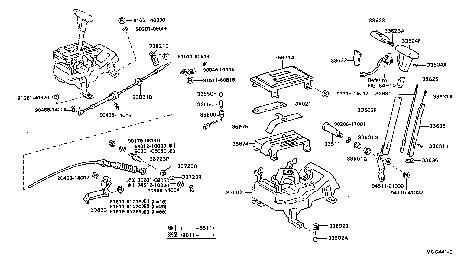  MODEL F |  SHIFT LEVER RETAINER