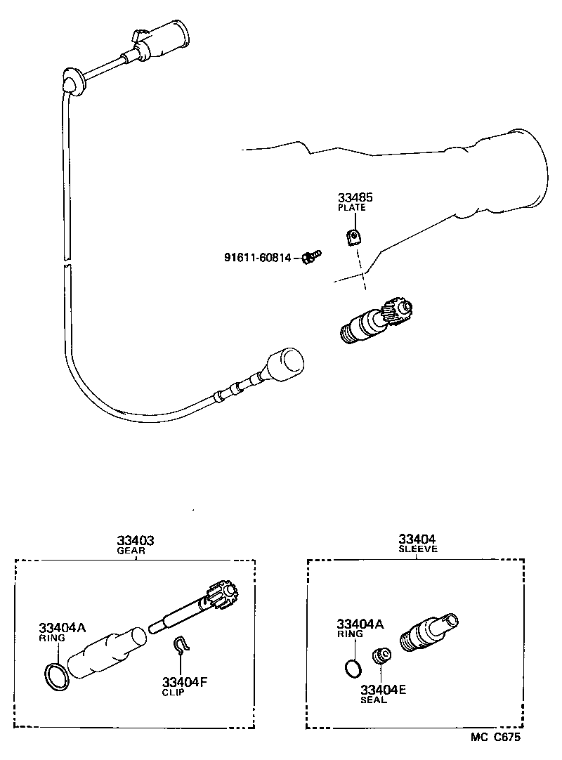  LITEACE |  SPEEDOMETER DRIVEN GEAR MTM