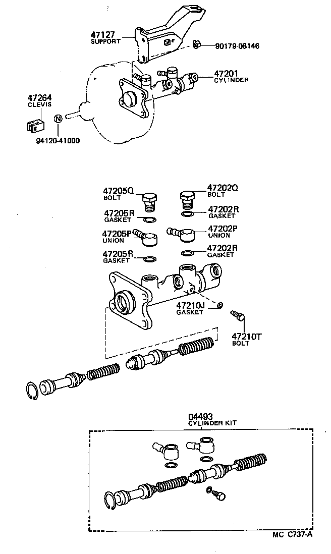  LITEACE |  BRAKE MASTER CYLINDER