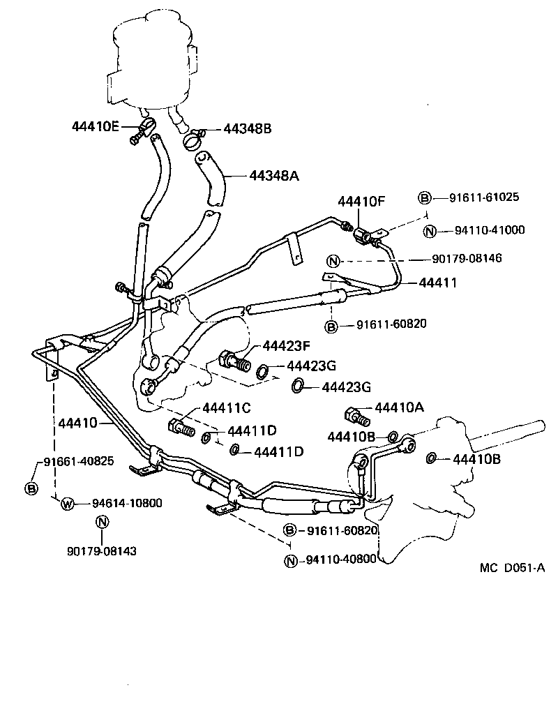  HEAVY DUTY TRUCK |  POWER STEERING TUBE
