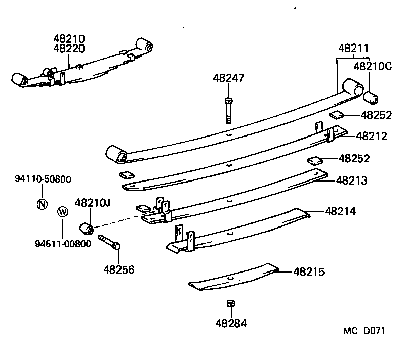  LITEACE |  REAR SPRING SHOCK ABSORBER
