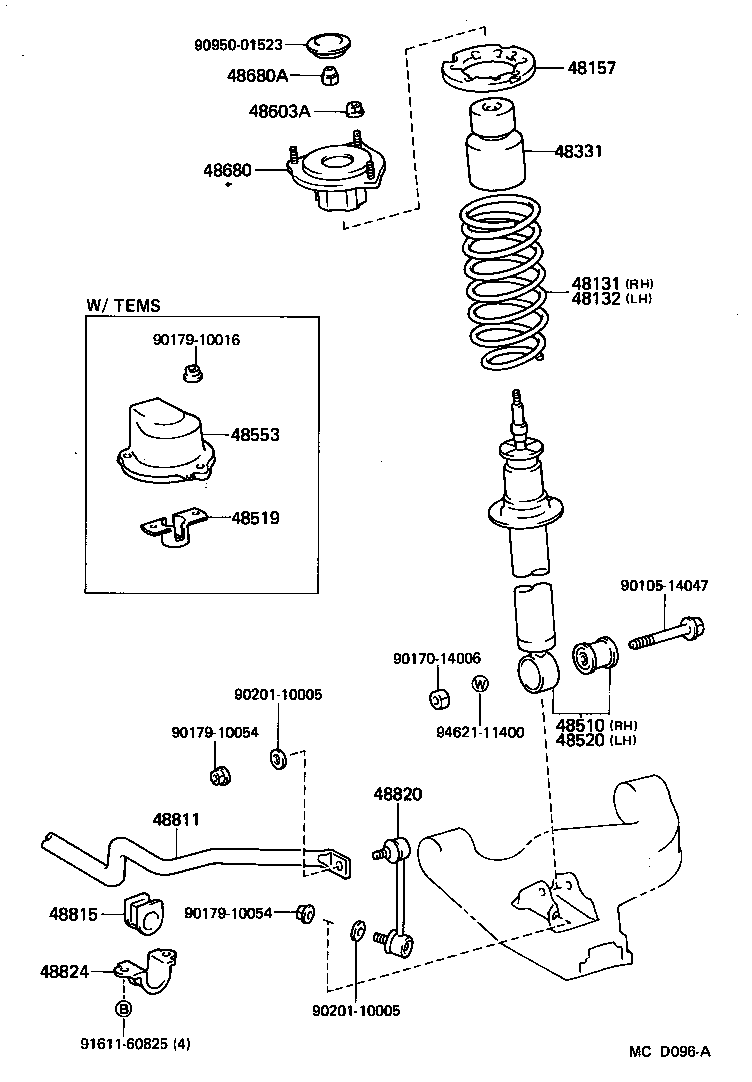  SUPRA |  FRONT SPRING SHOCK ABSORBER