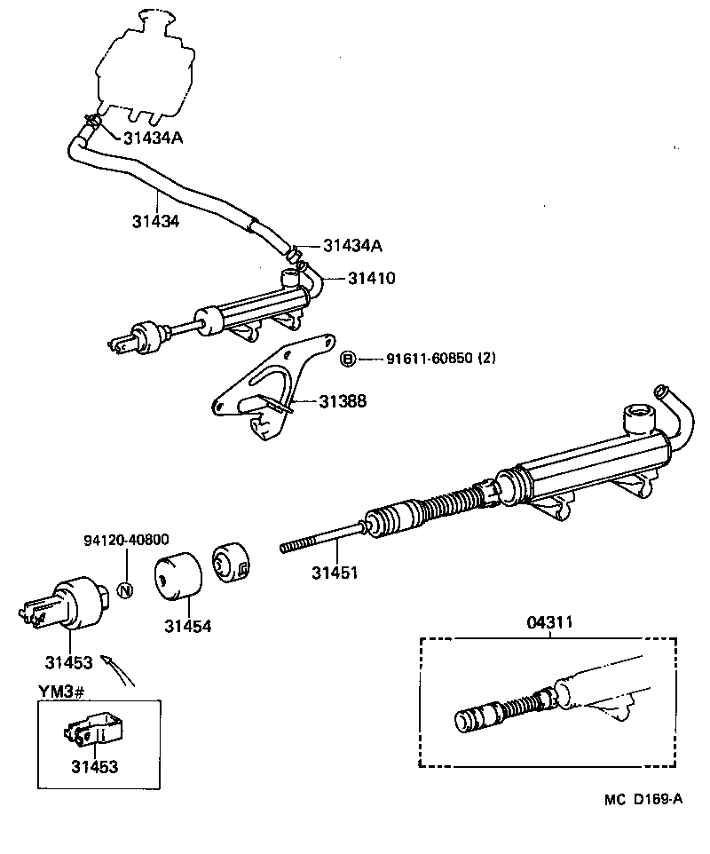  LITEACE |  CLUTCH MASTER CYLINDER